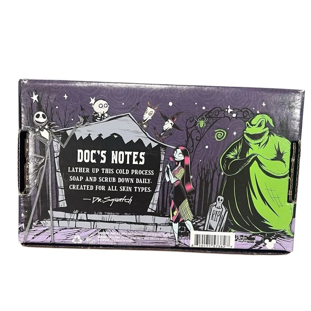 Dr. Squatch Limited Edition Nightmare Before Christmas Soap Gift Set Made in USA